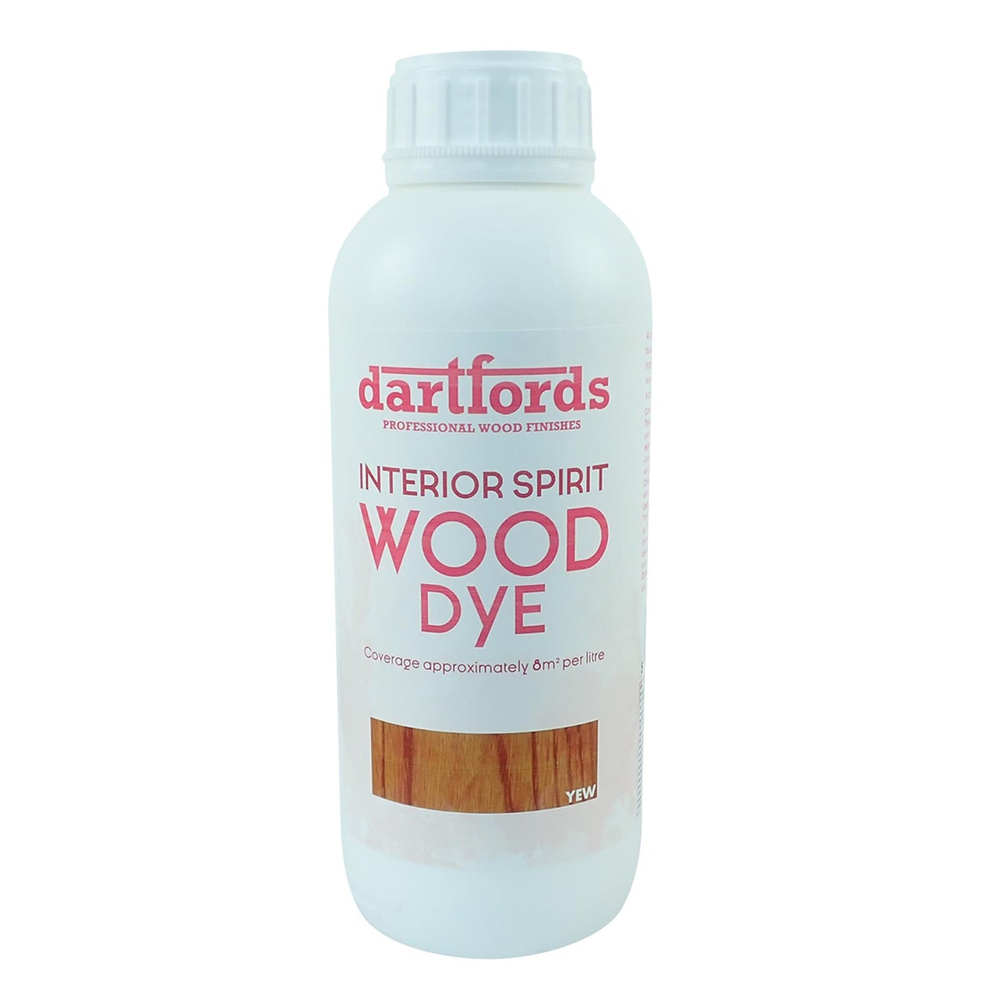 dartfords Yew Interior Spirit Based Wood Dye - 1 litre Tin