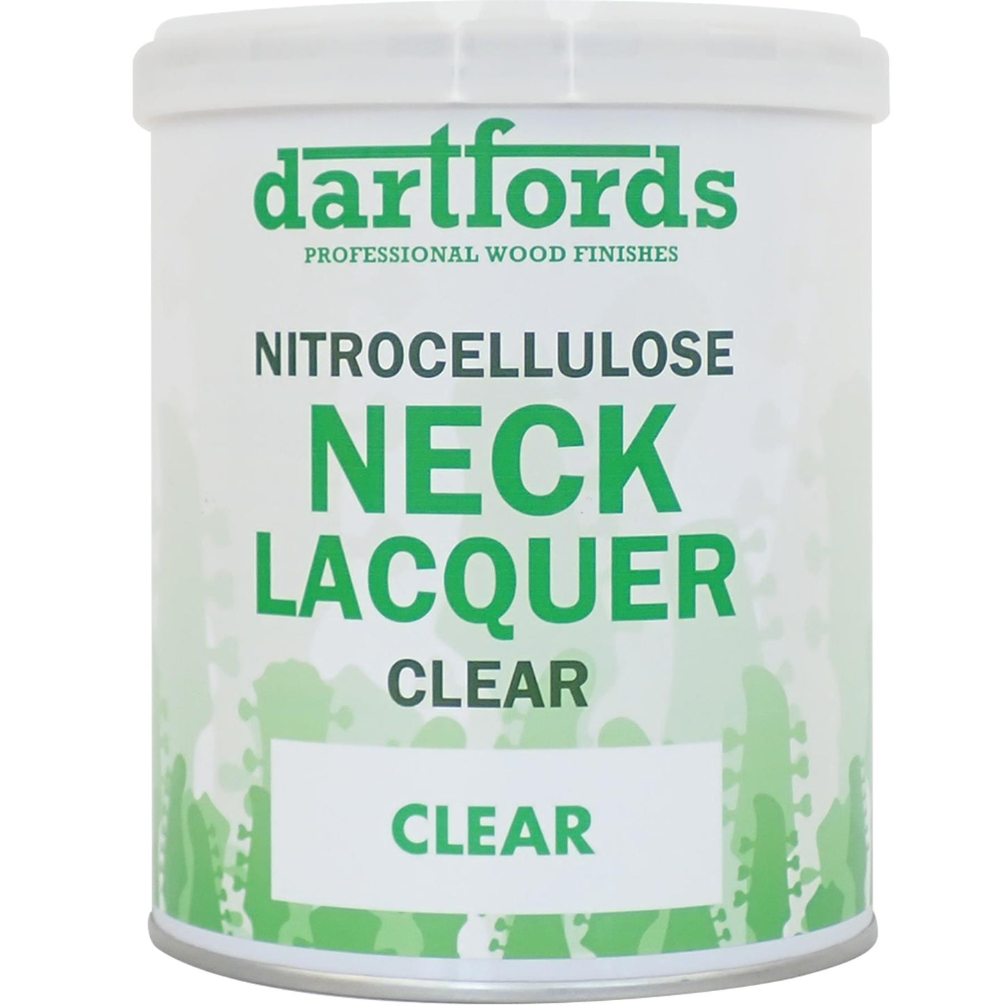 dartfords Clear Nitrocellulose Guitar Neck Lacquer - 1 litre Tin