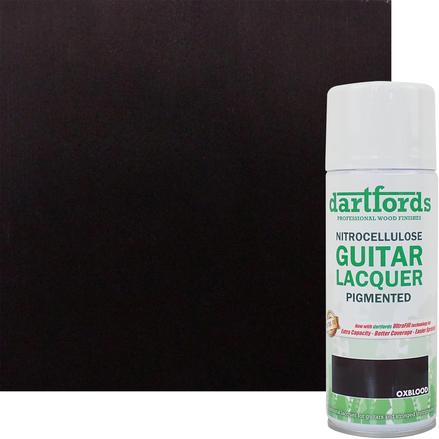 dartfords Oxblood Pigmented Nitrocellulose Guitar Lacquer - 400ml Aerosol