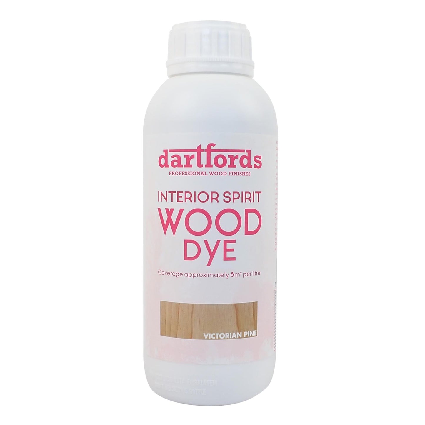 dartfords Victorian Pine Interior Spirit Based Wood Dye - 1 litre Tin