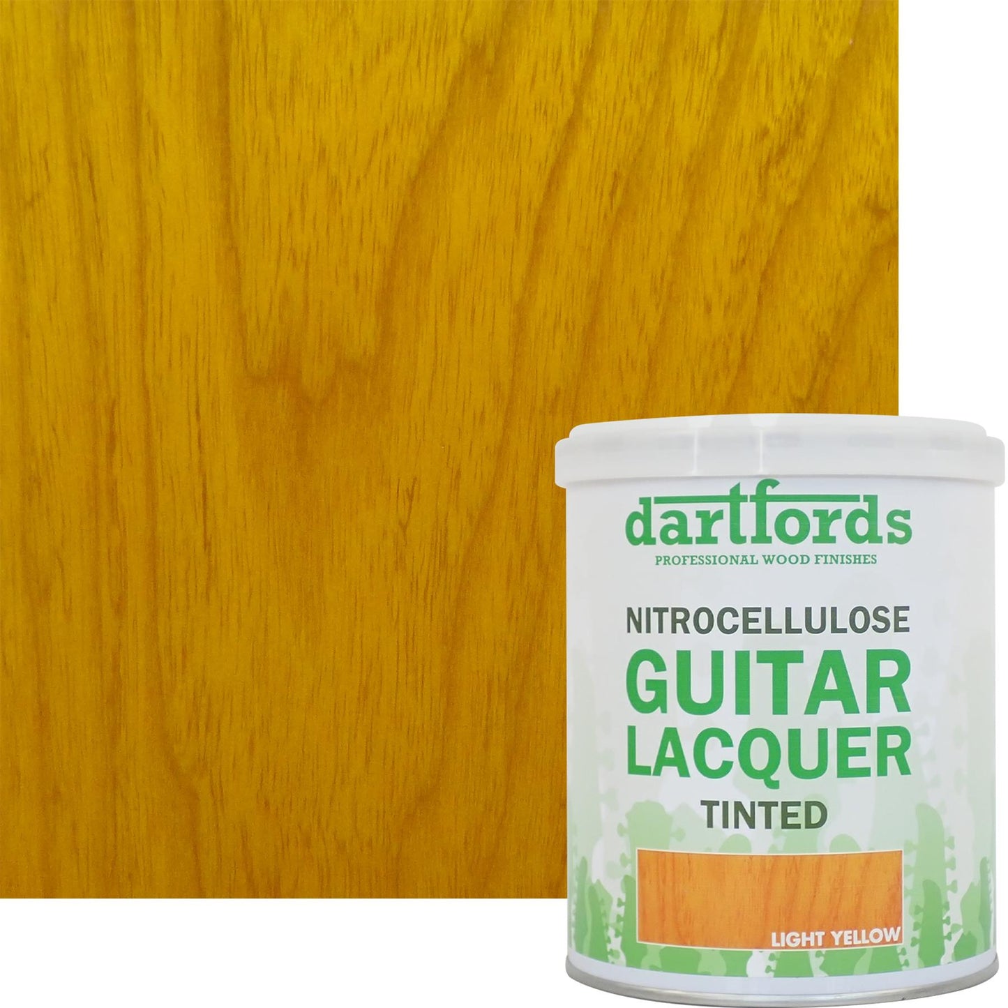 dartfords Light Yellow Nitrocellulose Guitar Lacquer - 1 litre Tin