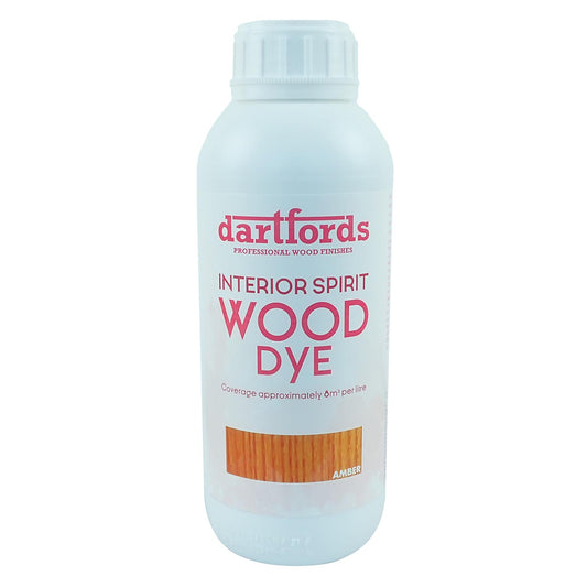 dartfords Amber Interior Spirit Based Wood Dye - 1 litre Tin