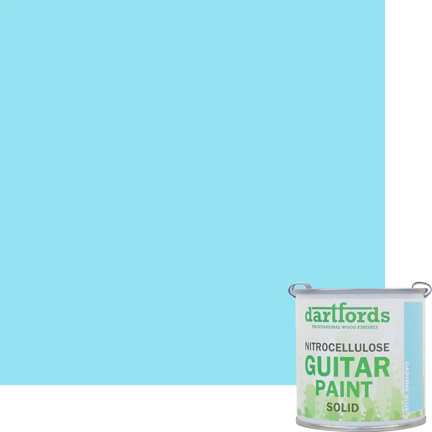 dartfords Daphne Blue Nitrocellulose Guitar Paint - 230ml Tin