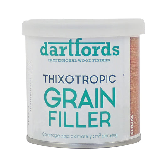 dartfords White Thixotropic Grain Filler - 400g Tin