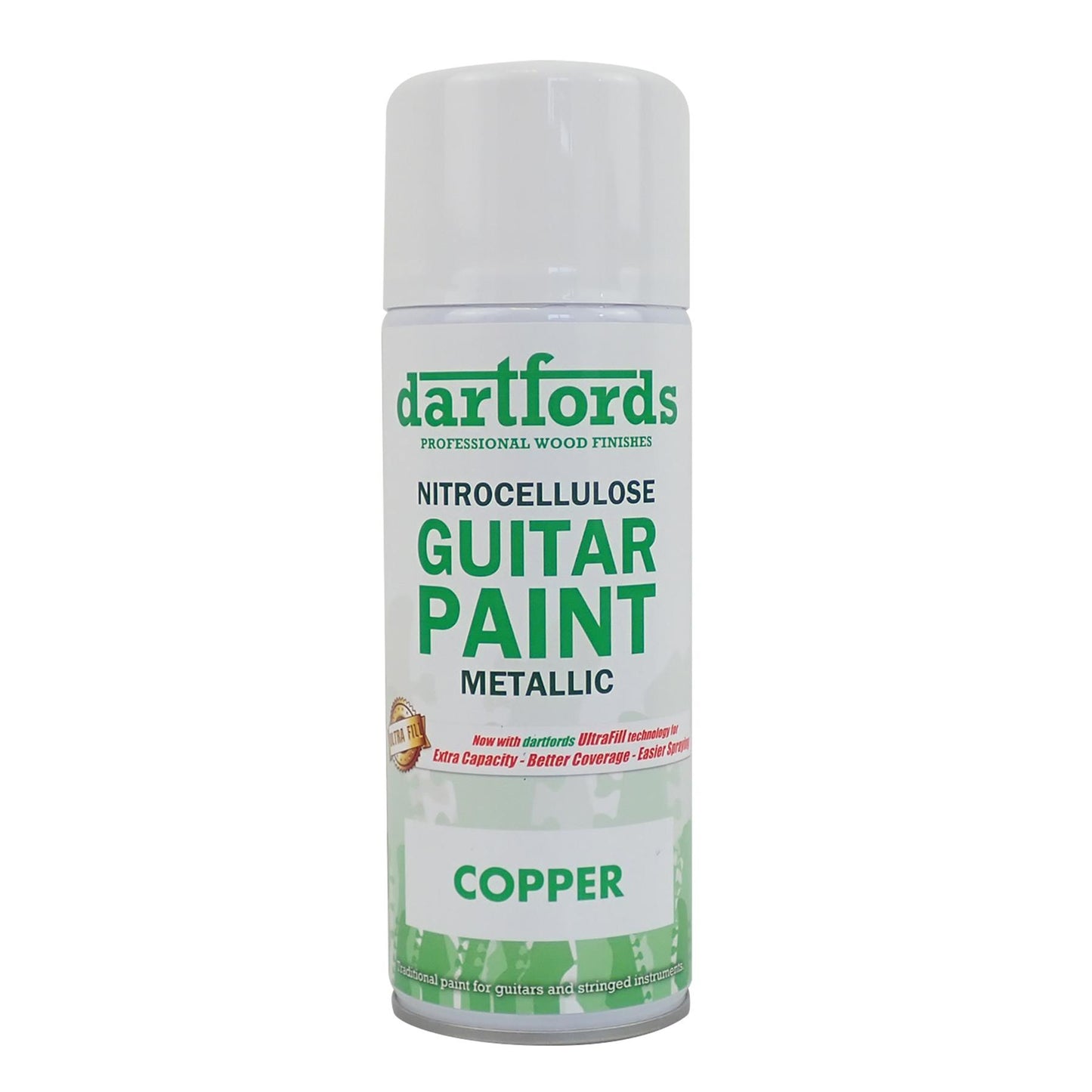 dartfords Copper Metallic Nitrocellulose Guitar Paint - 400ml Aerosol