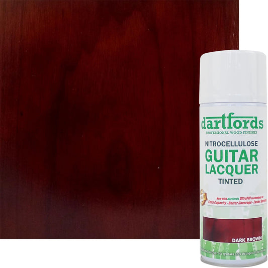 dartfords Dark Brown Nitrocellulose Guitar Lacquer - 400ml Aerosol