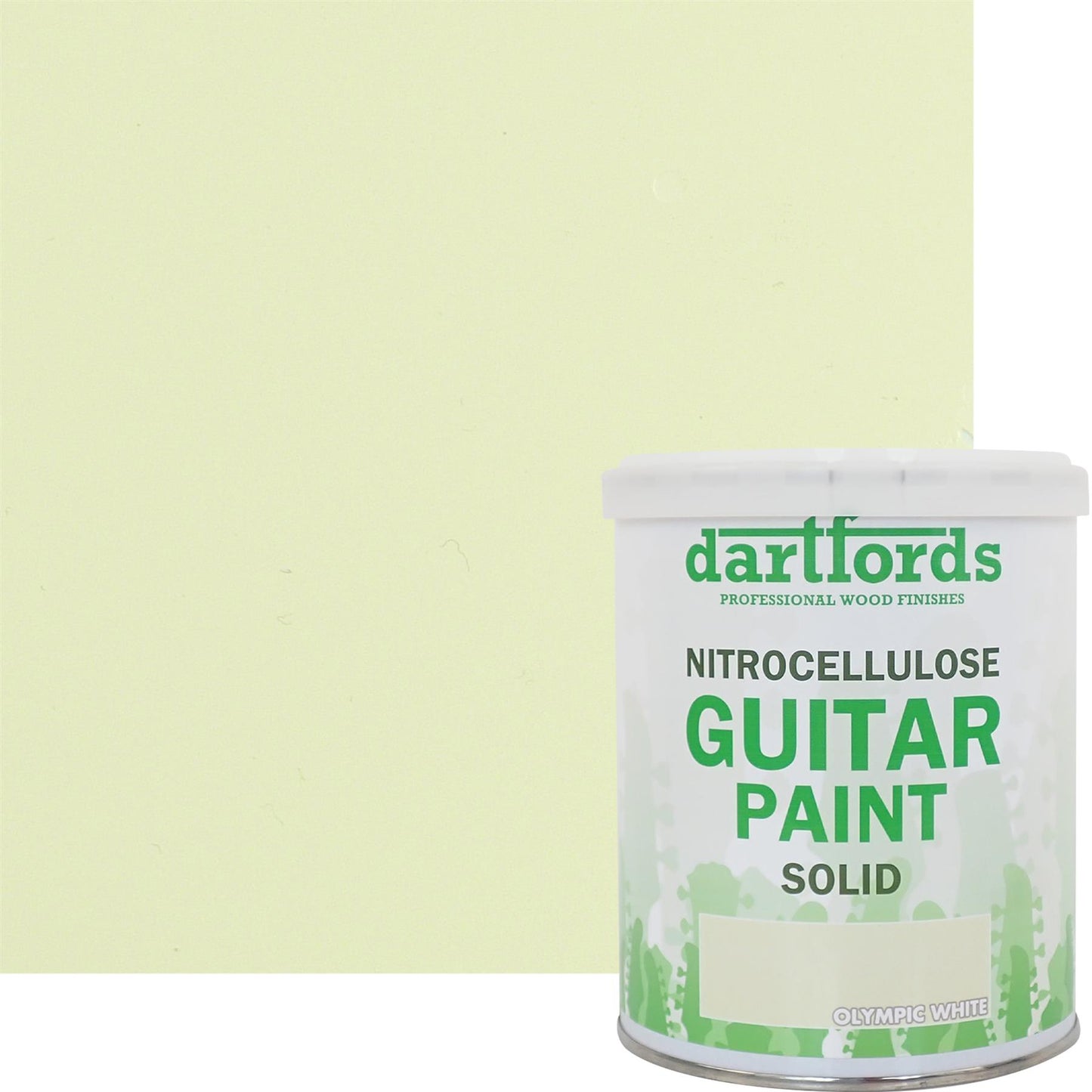 dartfords New Olympic White Nitrocellulose Guitar Paint - 1 litre Tin