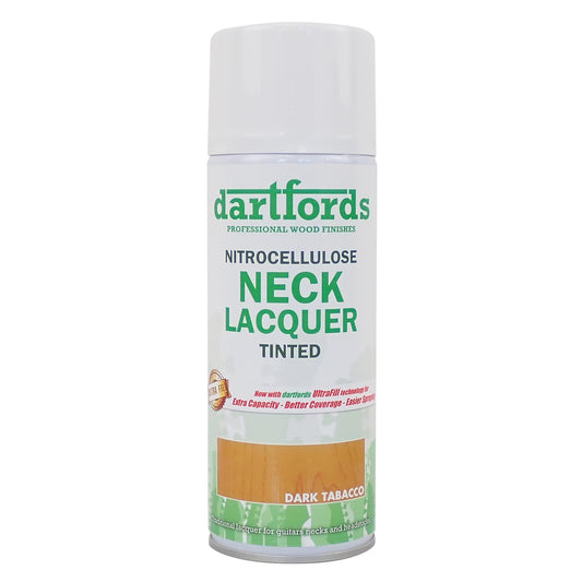 dartfords Dark Tobacco Nitrocellulose Guitar Neck Lacquer - 400ml Aerosol