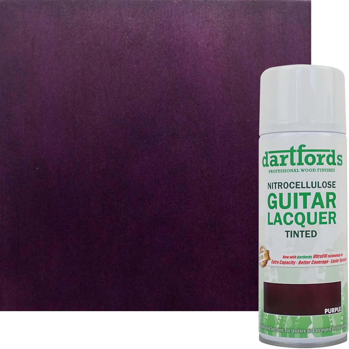 dartfords Purple Nitrocellulose Guitar Lacquer - 400ml Aerosol