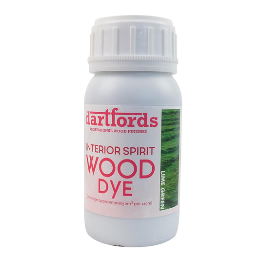 dartfords Lime Green Interior Spirit Based Wood Dye - 230ml Tin