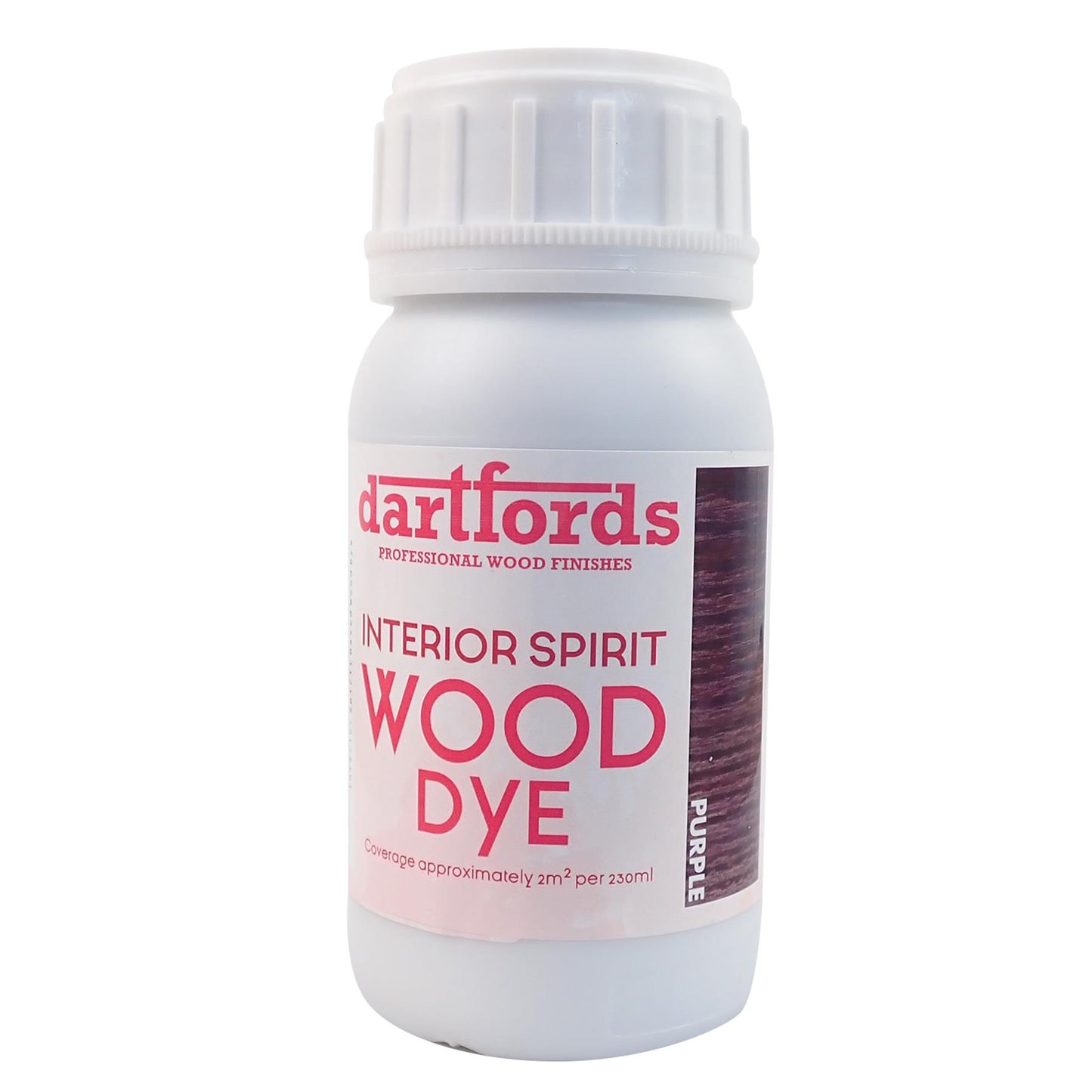 dartfords Purple Interior Spirit Based Wood Dye - 230ml Tin