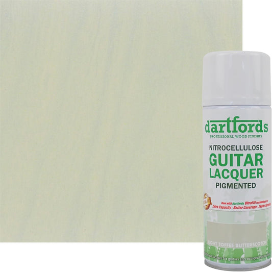 dartfords Toffee Light Butterscotch Pigmented Nitrocellulose Guitar Lacquer - 400ml Aerosol