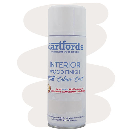 dartfords Country Bustle Grey Matt Interior Wood Finish 400ml Aerosol