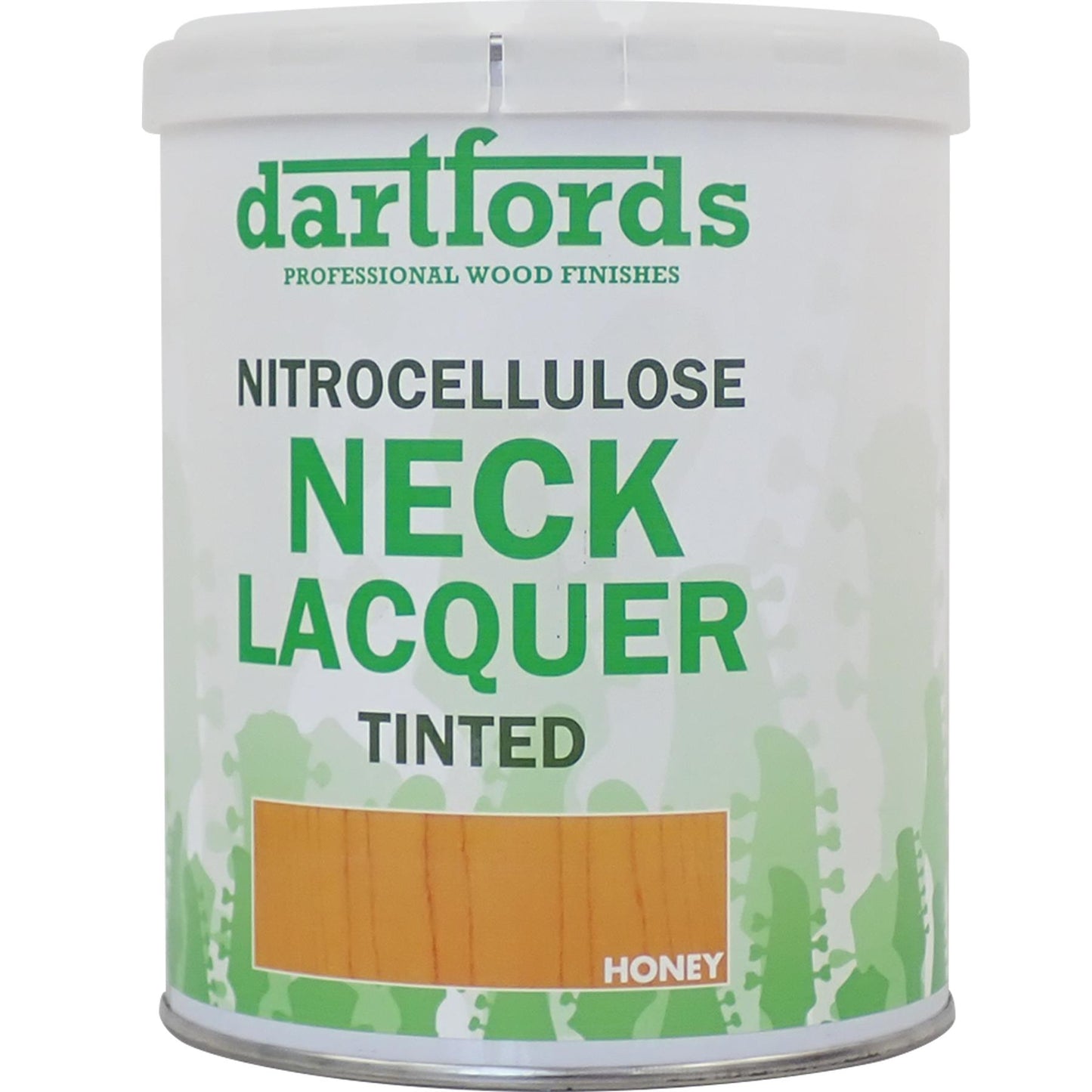 dartfords Honey Nitrocellulose Guitar Neck Lacquer - 1 litre Tin