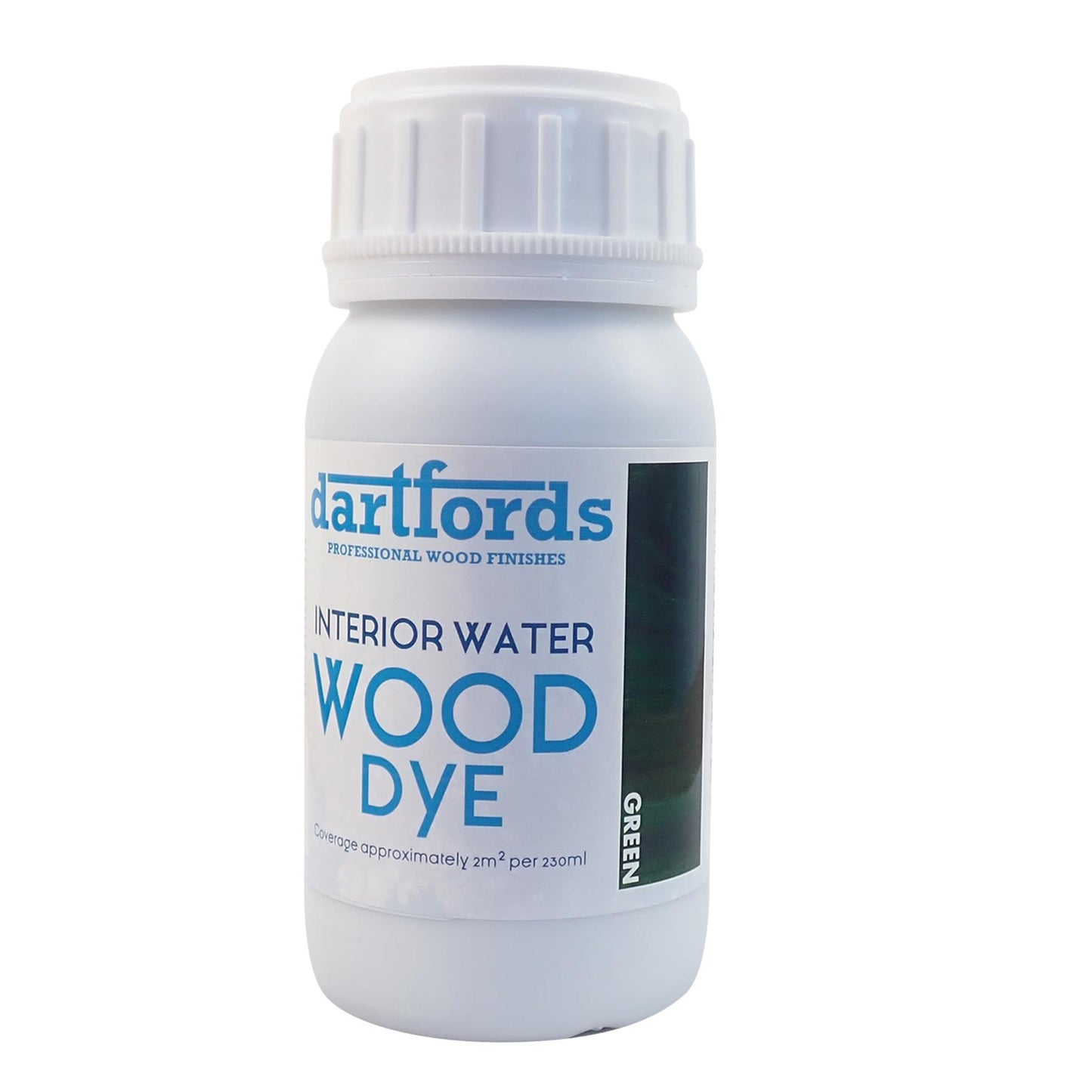 dartfords Green Interior Water Based Wood Dye - 230ml Tin