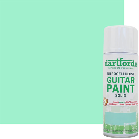 dartfords Surf Green Nitrocellulose Guitar Paint - 400ml Aerosol