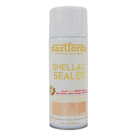 dartfords White Clear Shellac Sealer - 400ml Aerosol