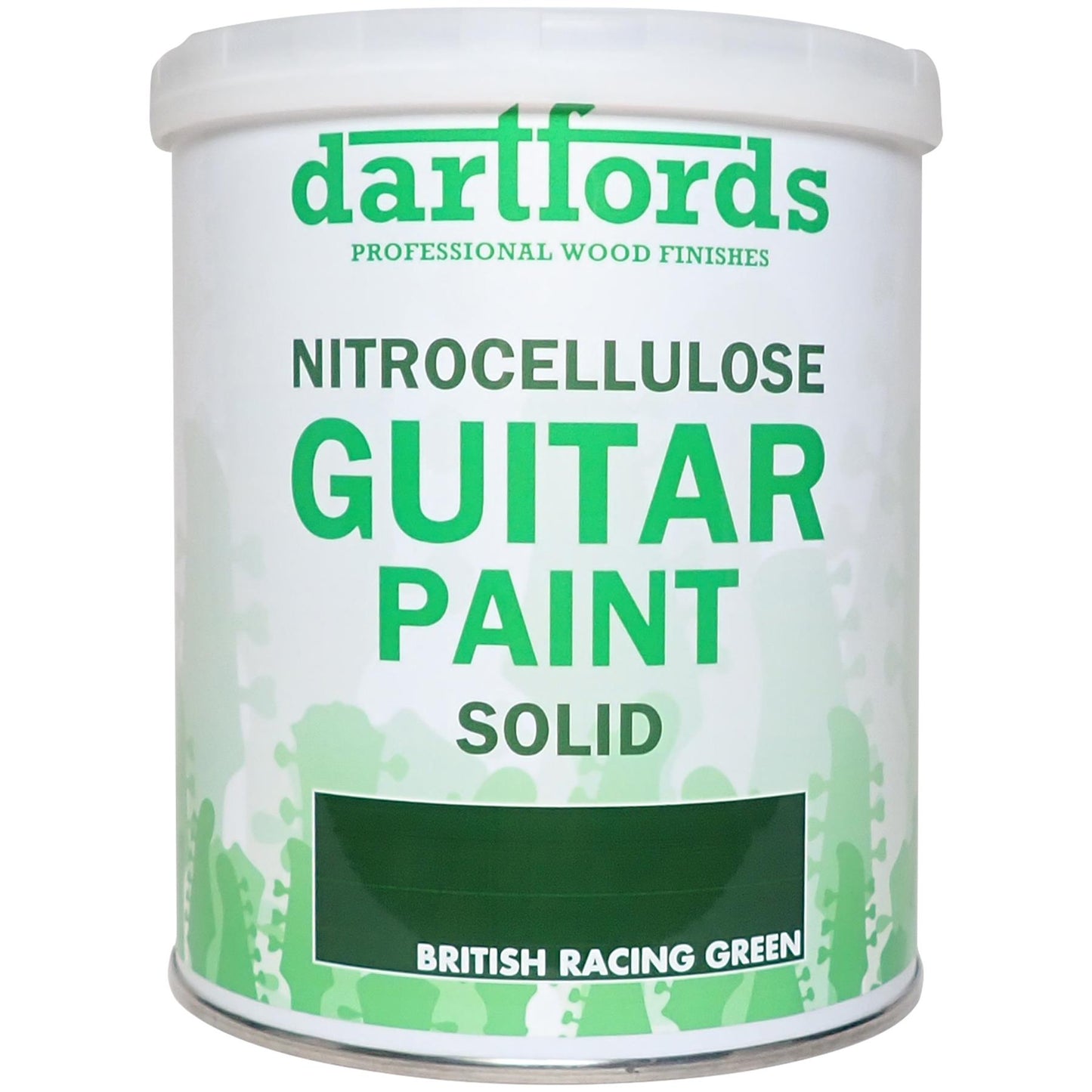 dartfords British Racing Green Nitrocellulose Guitar Paint - 1 litre Tin