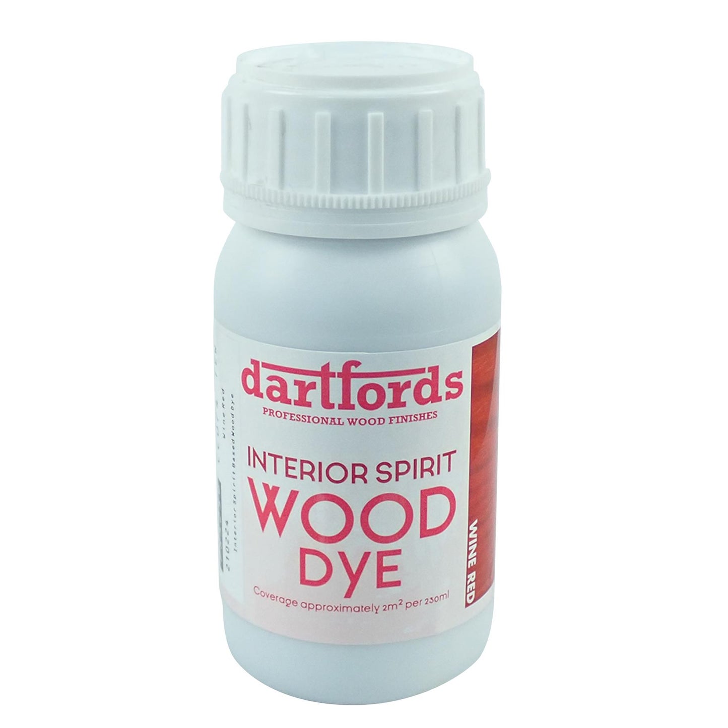 dartfords Wine Red Interior Spirit Based Wood Dye - 230ml Tin