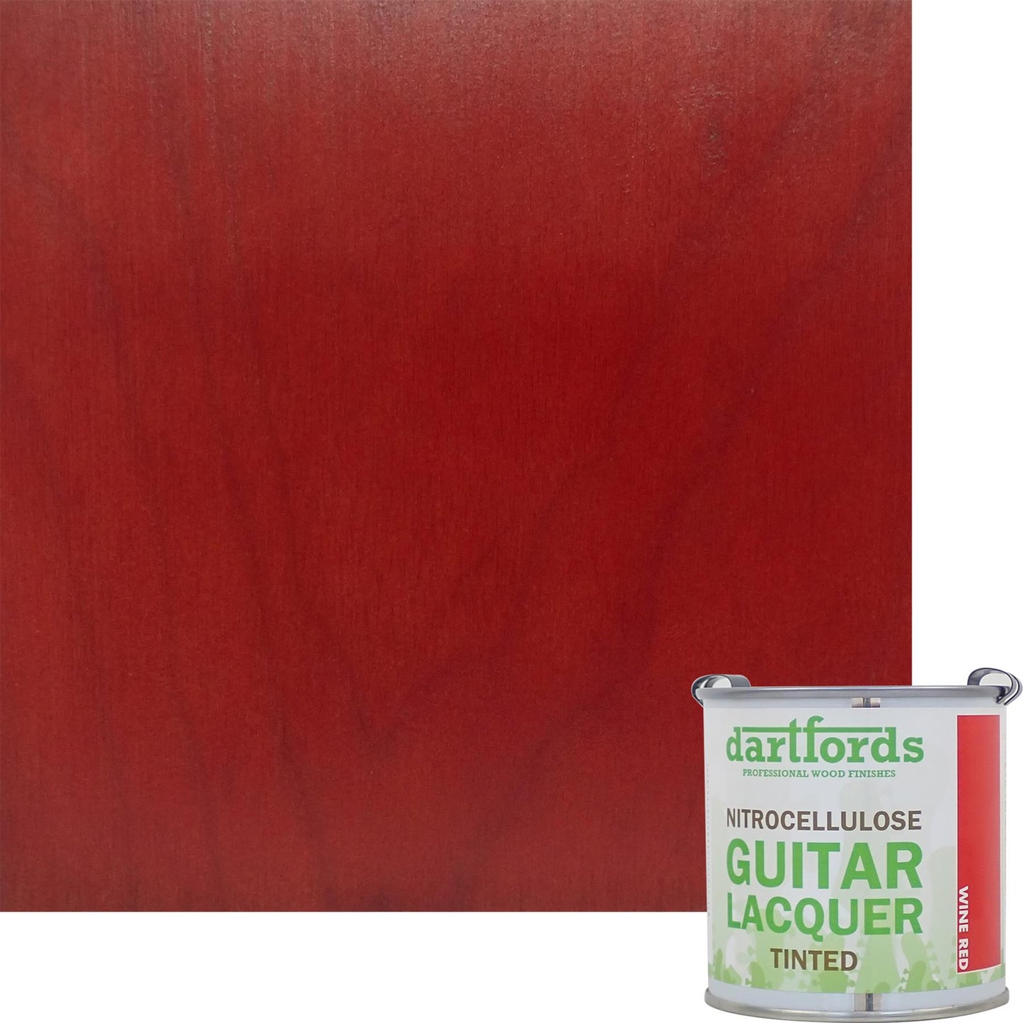 dartfords Wine Red Nitrocellulose Guitar Lacquer - 230ml Tin