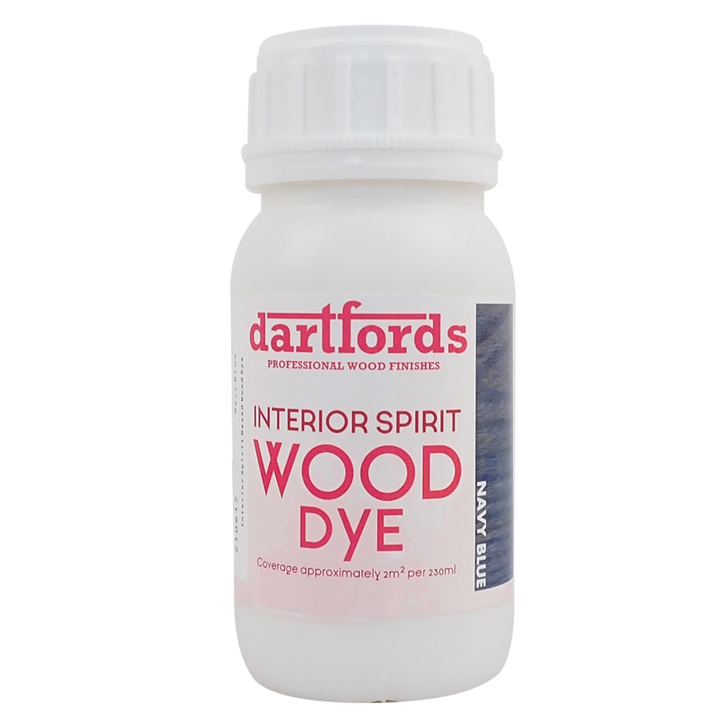 dartfords Navy Blue Interior Spirit Based Wood Dye - 230ml Tin