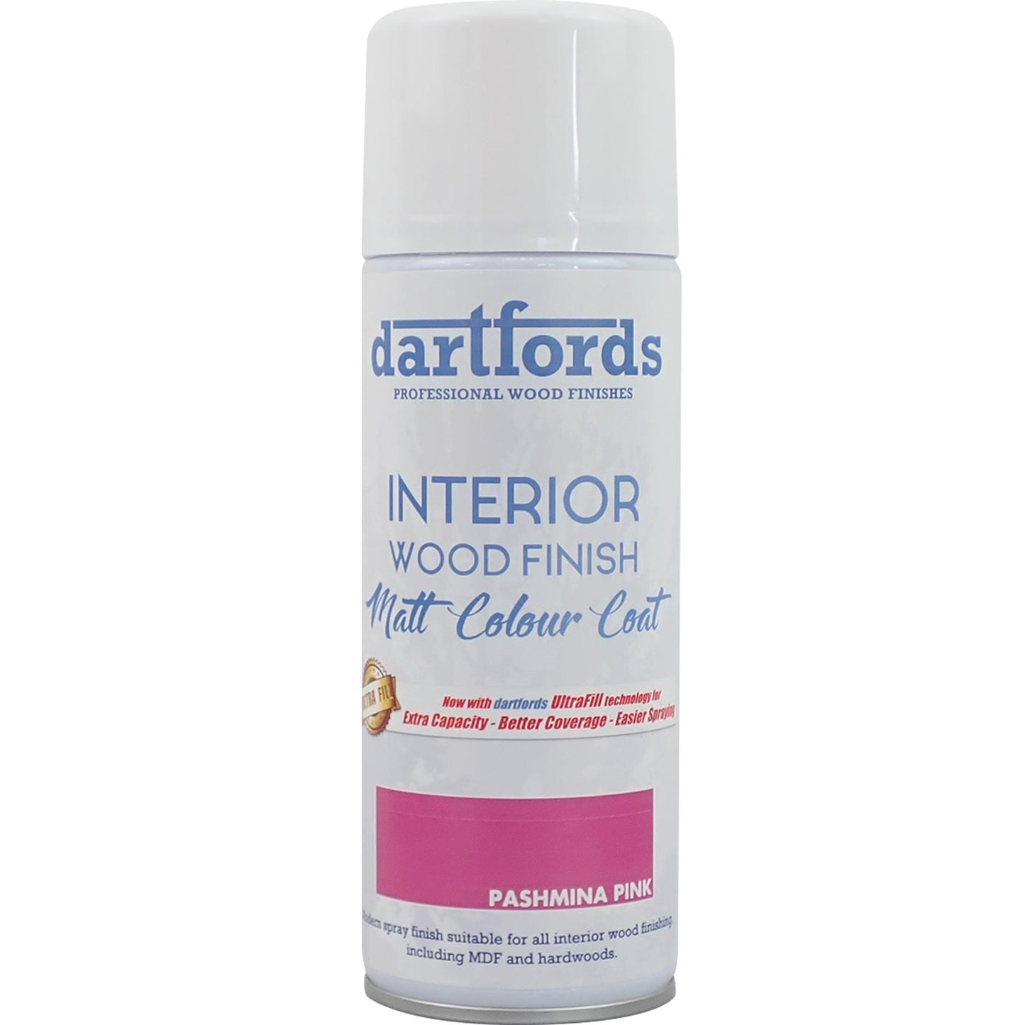 dartfords Pashmina Pink Matt Interior Wood Finish 400ml Aerosol