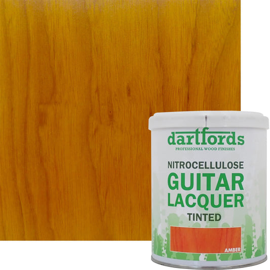 dartfords Amber Nitrocellulose Guitar Lacquer - 1 litre Tin