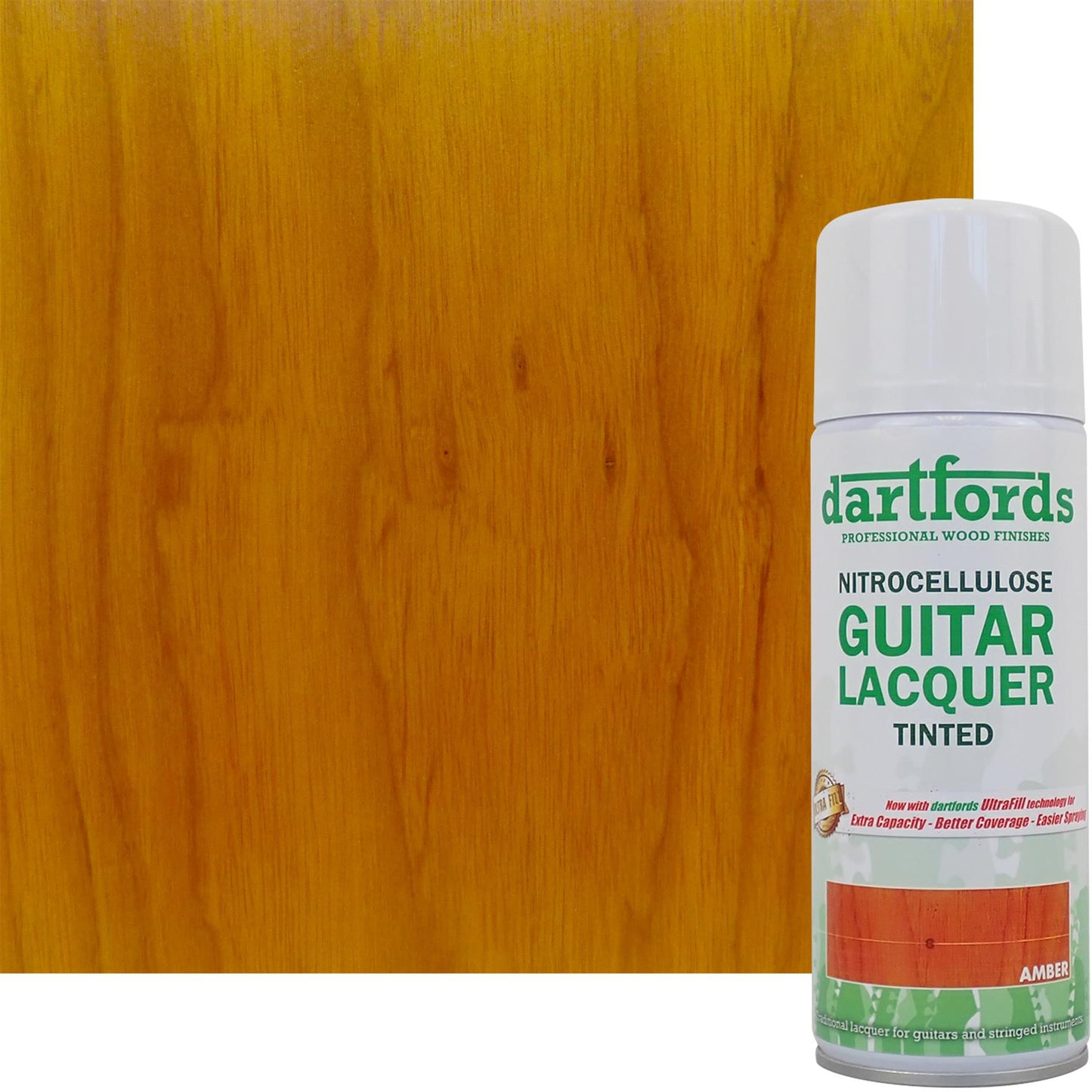 dartfords Amber Nitrocellulose Guitar Lacquer - 400ml Aerosol