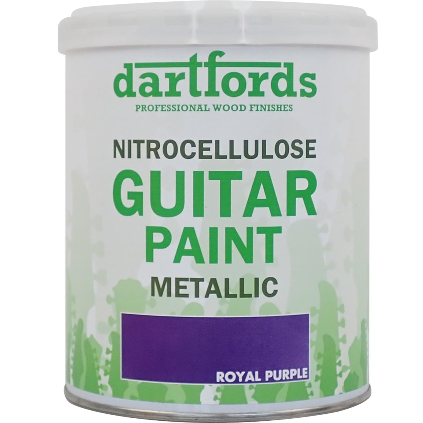 dartfords Royal Purple Metallic Nitrocellulose Guitar Paint - 1 litre Tin