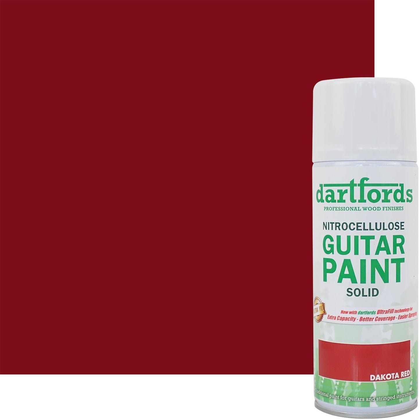 dartfords Dakota Red Nitrocellulose Guitar Paint - 400ml Aerosol