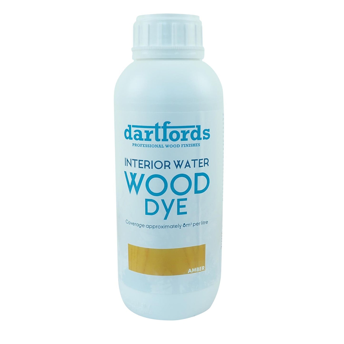 dartfords Amber Interior Water Based Wood Dye - 1 litre Tin