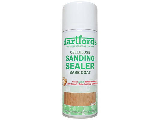 dartfords Clear Cellulose Sanding Sealer - 400ml Aerosol