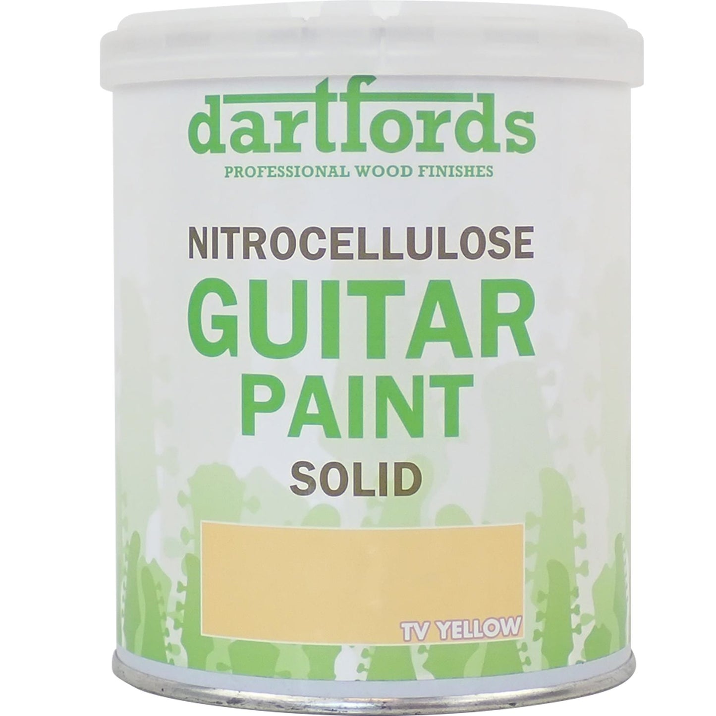 dartfords TV Yellow Nitrocellulose Guitar Paint - 1 litre Tin