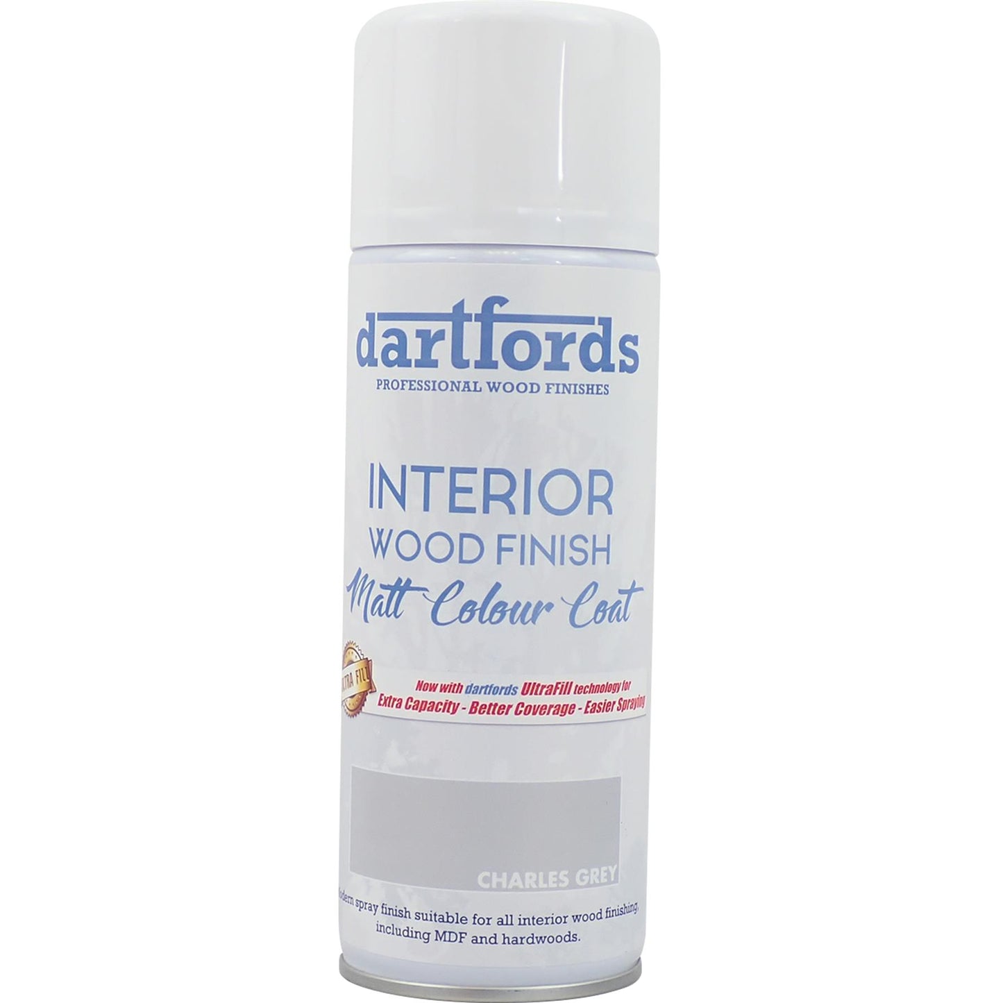 dartfords Country Charles Grey Matt Interior Wood Finish 400ml Aerosol