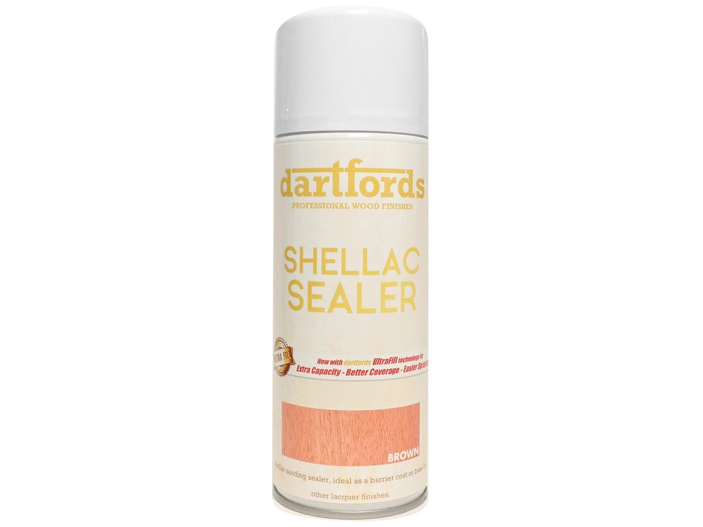 dartfords Brown Clear Shellac Sealer - 400ml Aerosol