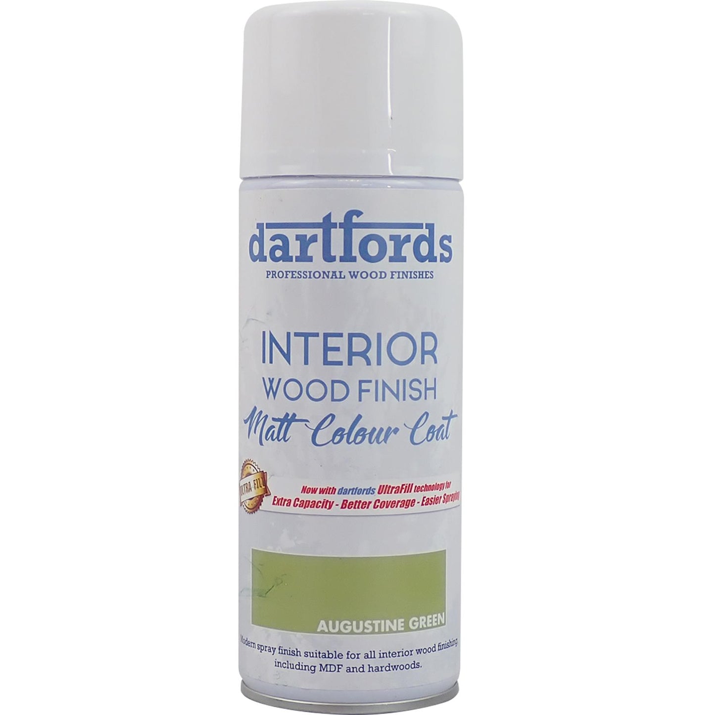 dartfords Country Augustine Green Matt Interior Wood Finish 400ml Aerosol