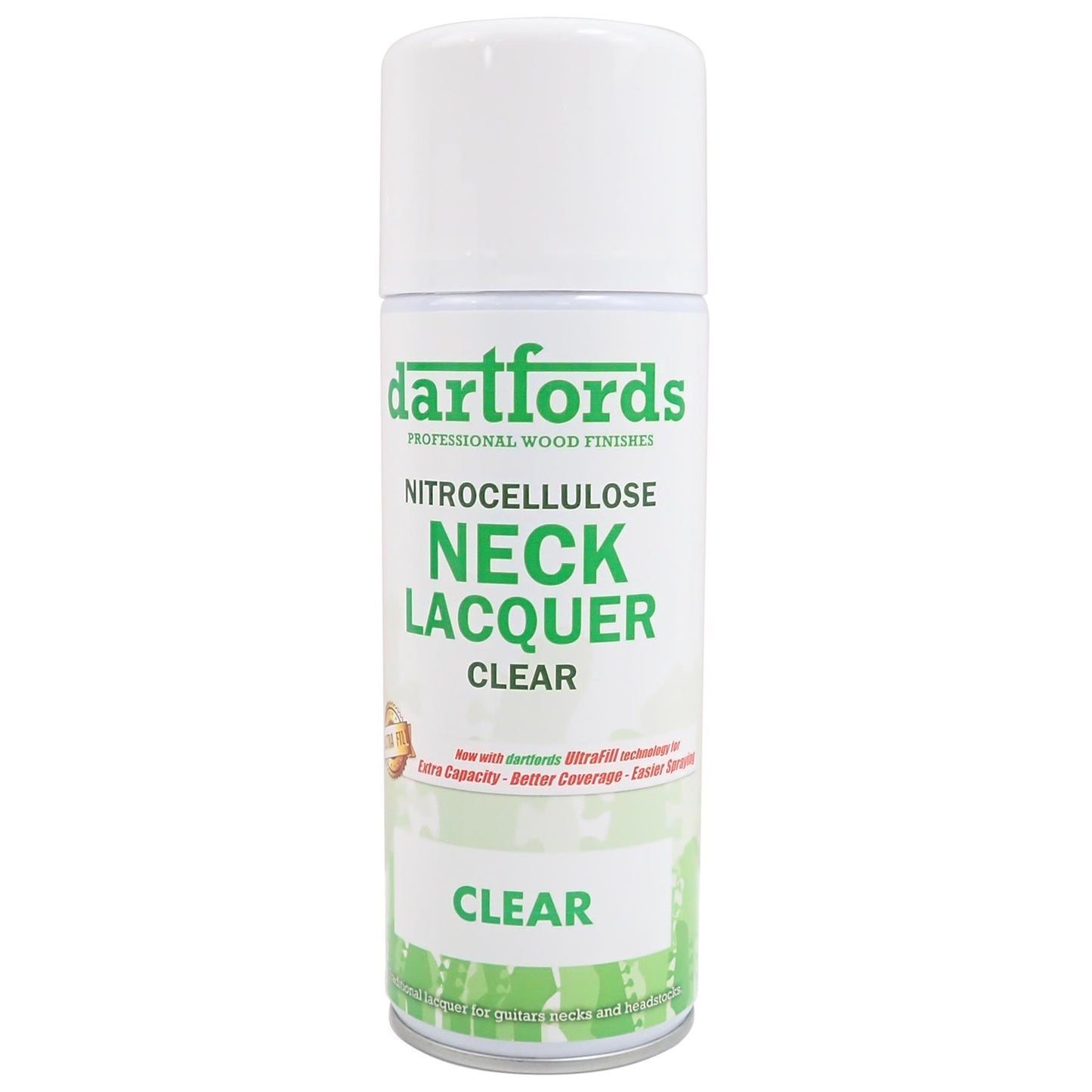 dartfords Clear Nitrocellulose Guitar Neck Lacquer - 400ml Aerosol