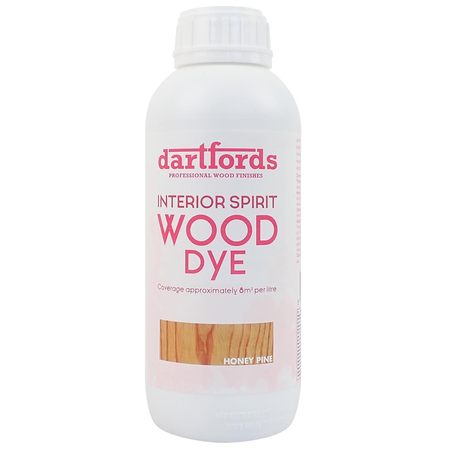 dartfords Honey Pine Interior Spirit Based Wood Dye - 1 litre Tin