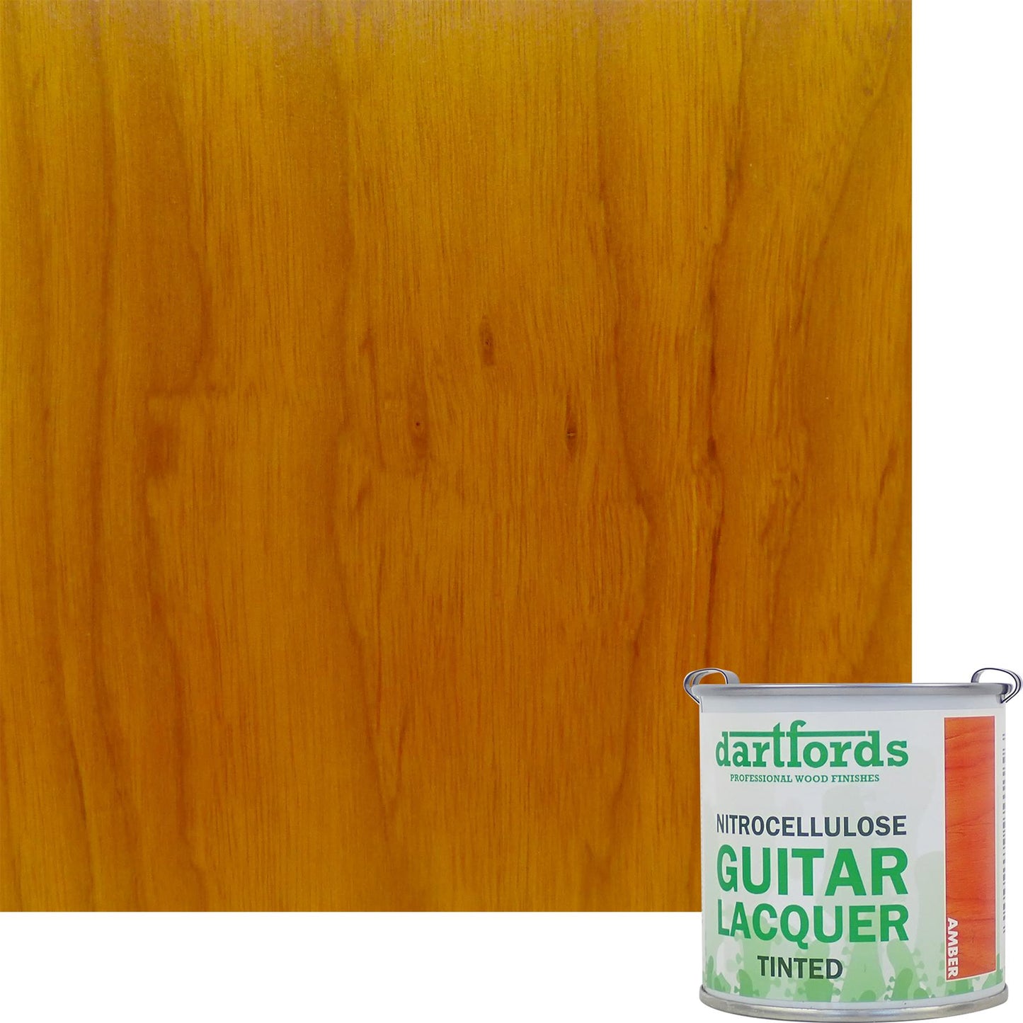 dartfords Amber Nitrocellulose Guitar Lacquer - 230ml Tin