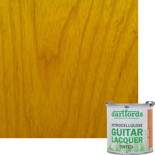 dartfords Light Yellow Nitrocellulose Guitar Lacquer - 230ml Tin