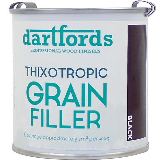 dartfords Black Thixotropic Grain Filler - 400g Tin