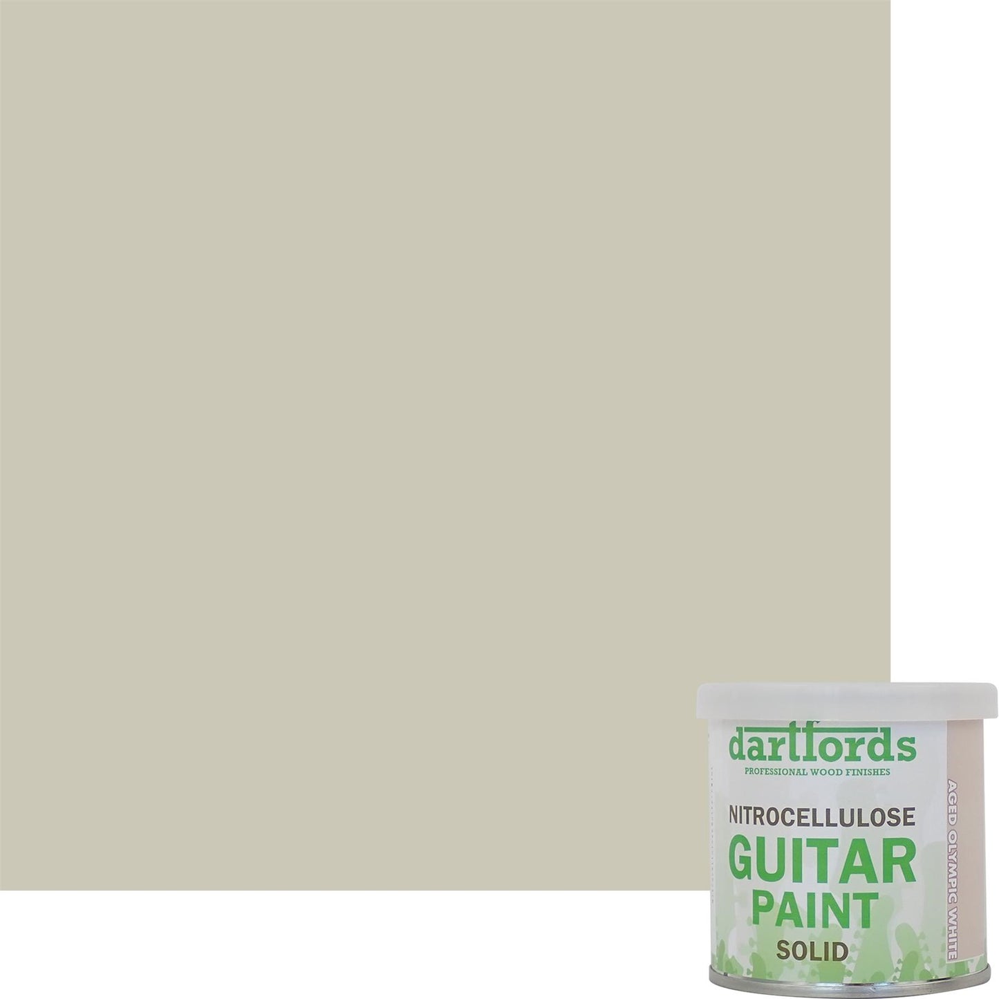 dartfords Aged Olympic White Nitrocellulose Guitar Paint - 230ml Tin