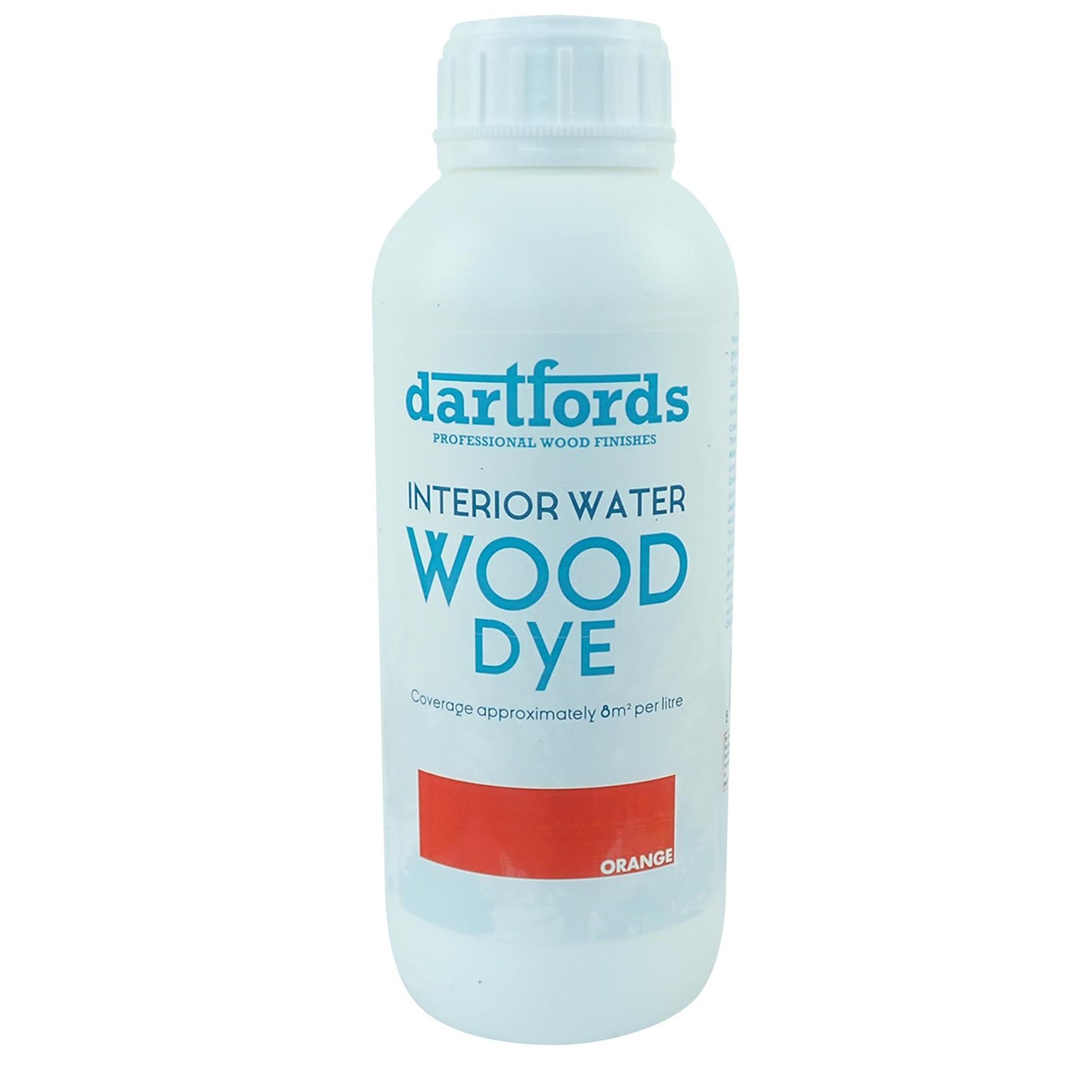 dartfords Orange Interior Water Based Wood Dye - 1 litre Tin